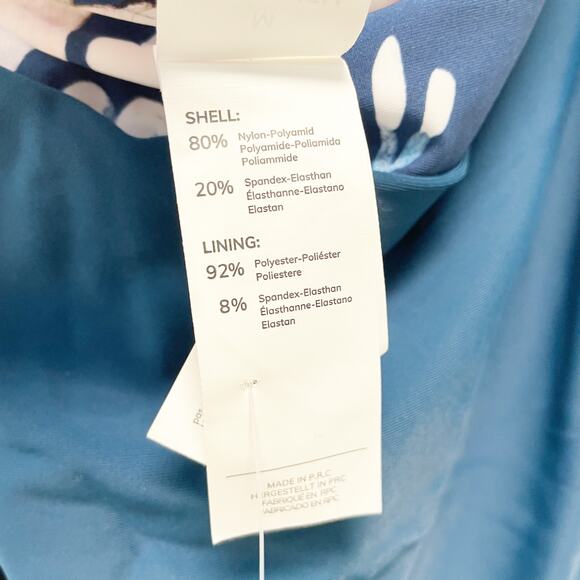 Cupshe Women's Ruched Halter Tummy Control Blue One Piece Swimsuit Teal Large - Picture 7 of 7